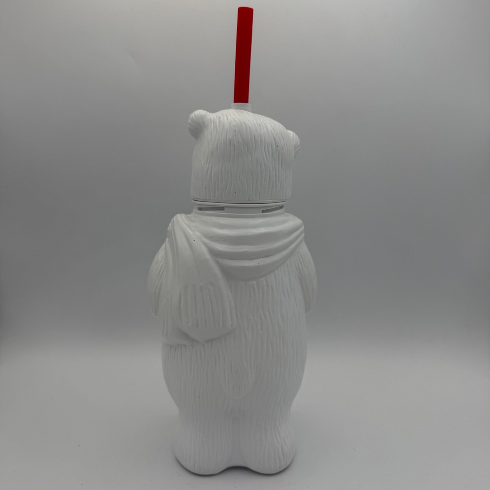 Coca Cola Polar Bear‎ Plastic Cup with Straw Always Coke Vintage 1990s Canada - Picture 2 of 6